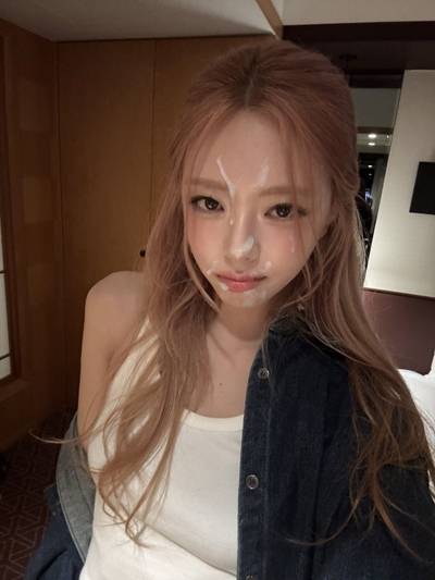 Yuna - cum on face